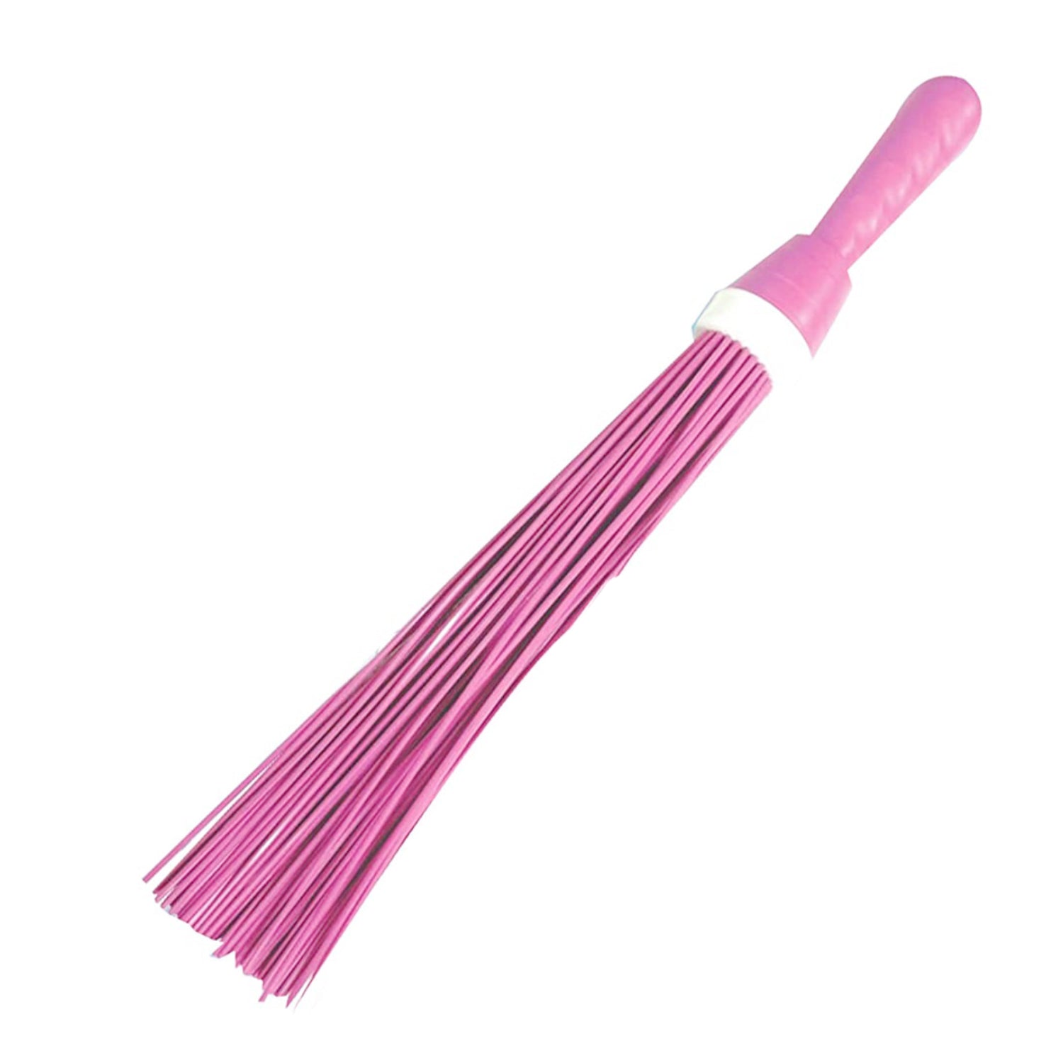 Efficient plastic broom for cleaning floors, effective on both wet and dry surfaces. Efficient plastic broom for cleaning floors, effective on both wet and dry surfaces.